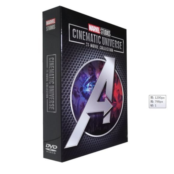 Marvel Studios Cinematic Universe 24 Movies CollectionDVD 13 - -Disc &